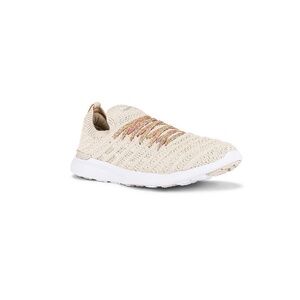APL TechLoom Wave Sneakers in Parchment, Multi & White